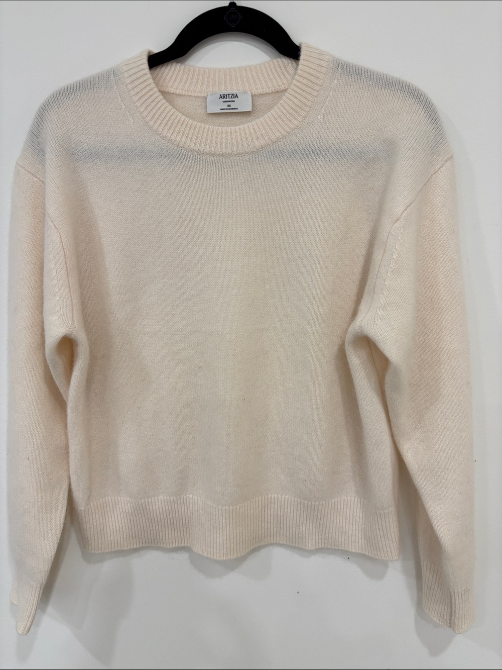Aritzia Cream Crewneck Sweater